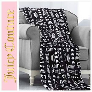 Juicy Couture Crown Royale Throw Blanket